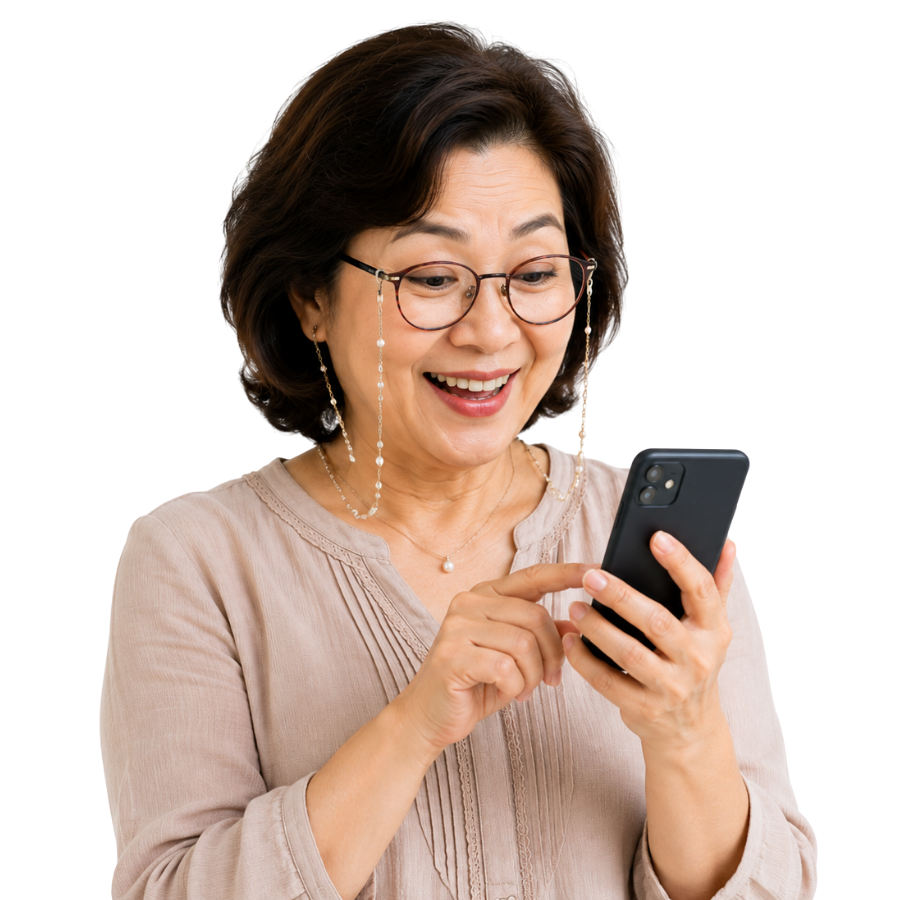 Patient preparing for a teleconsult with an online doctor in Singapore