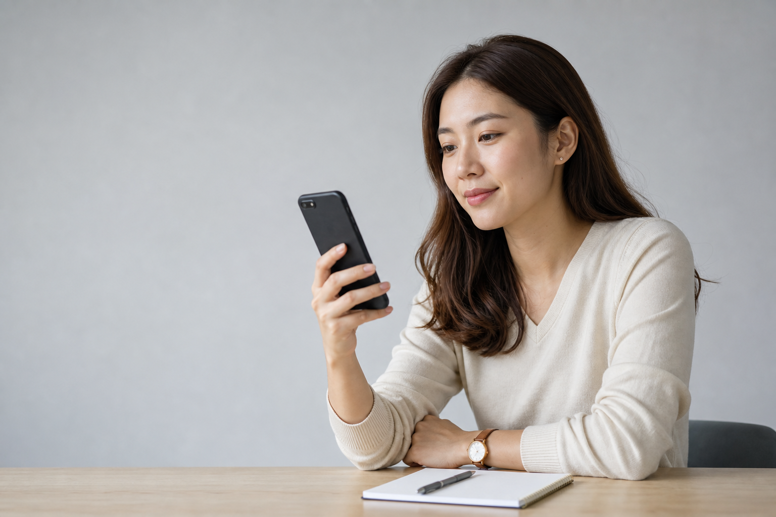 Patient comparing online doctor prices on a phone in Singapore