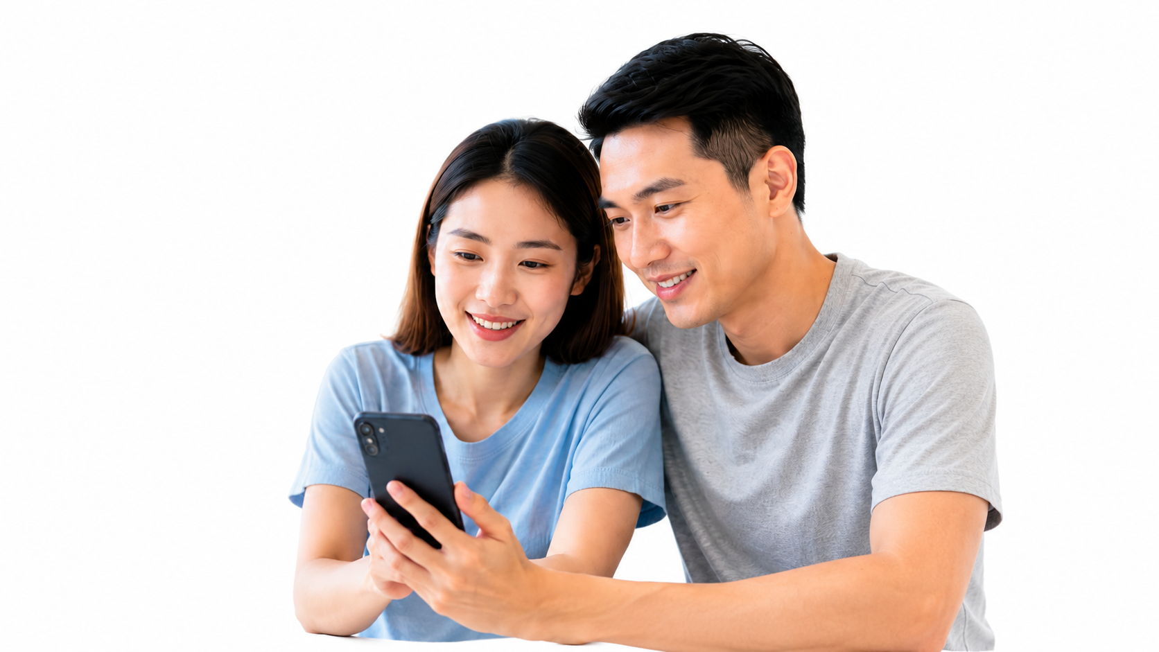 Couple preparing for an online doctor consultation in Singapore
