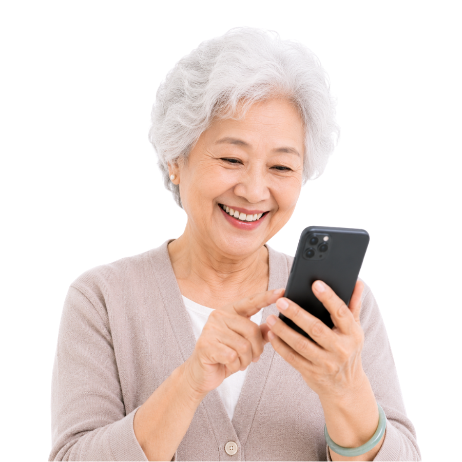年长的新加坡患者使用CHAS慢性病补贴和保健储蓄(MediSave)进行视频问诊复诊